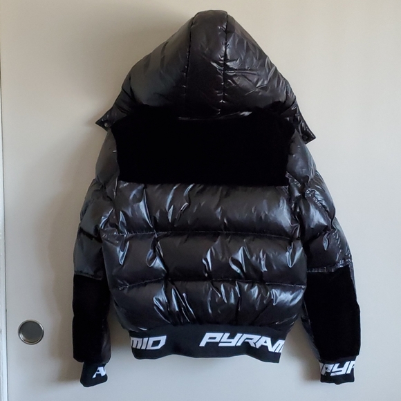 Pyramid Black Bubble Jacket - Picture 3 of 7